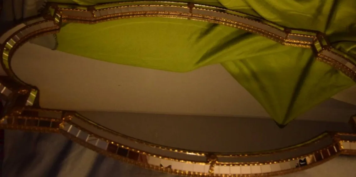 Antique Ornate Framed Mirror image indicator(7)