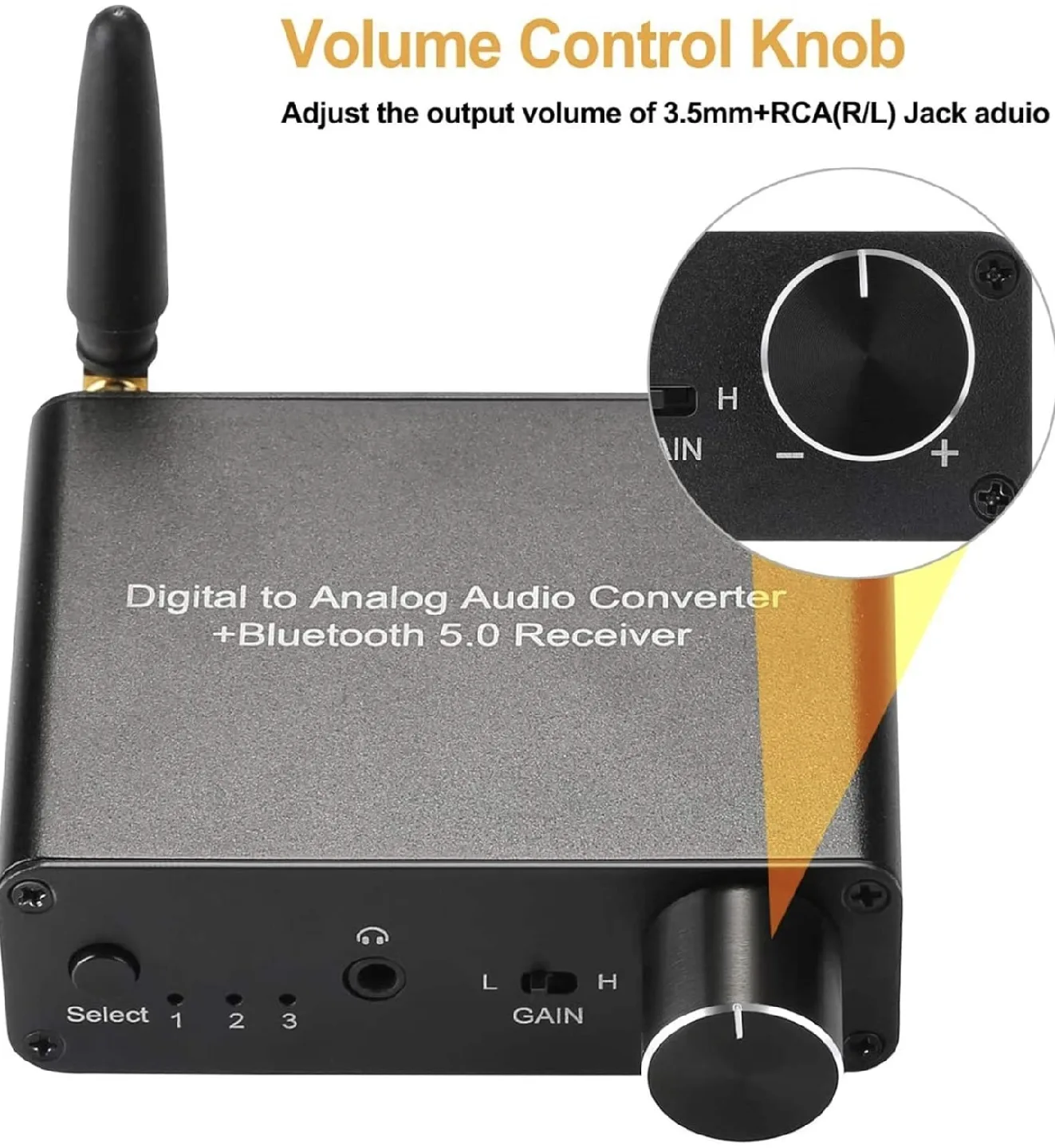 GVAudio Digital to Analog Audio Converter thumbnail