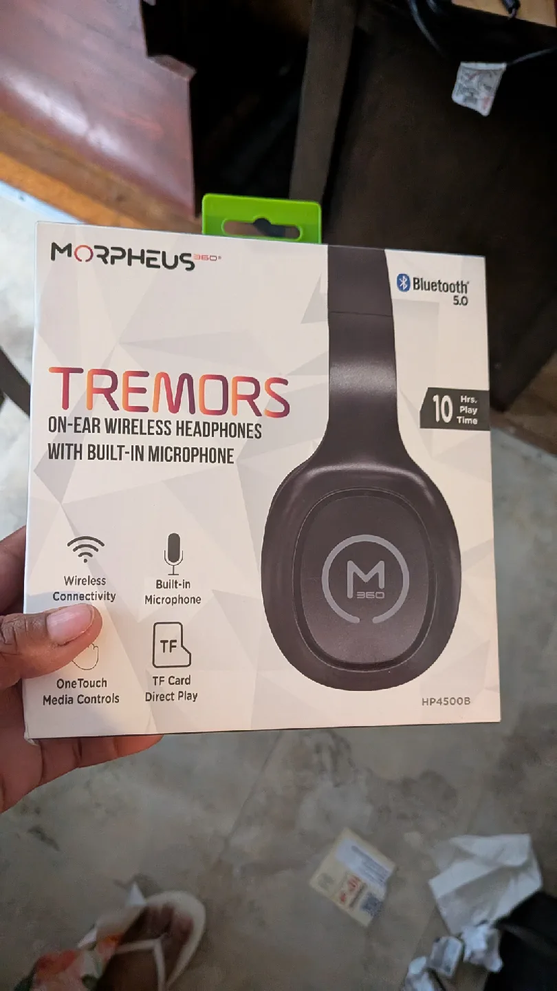 Morpheus 360° Tremors On-Ear Wireless Headphones - New thumbnail