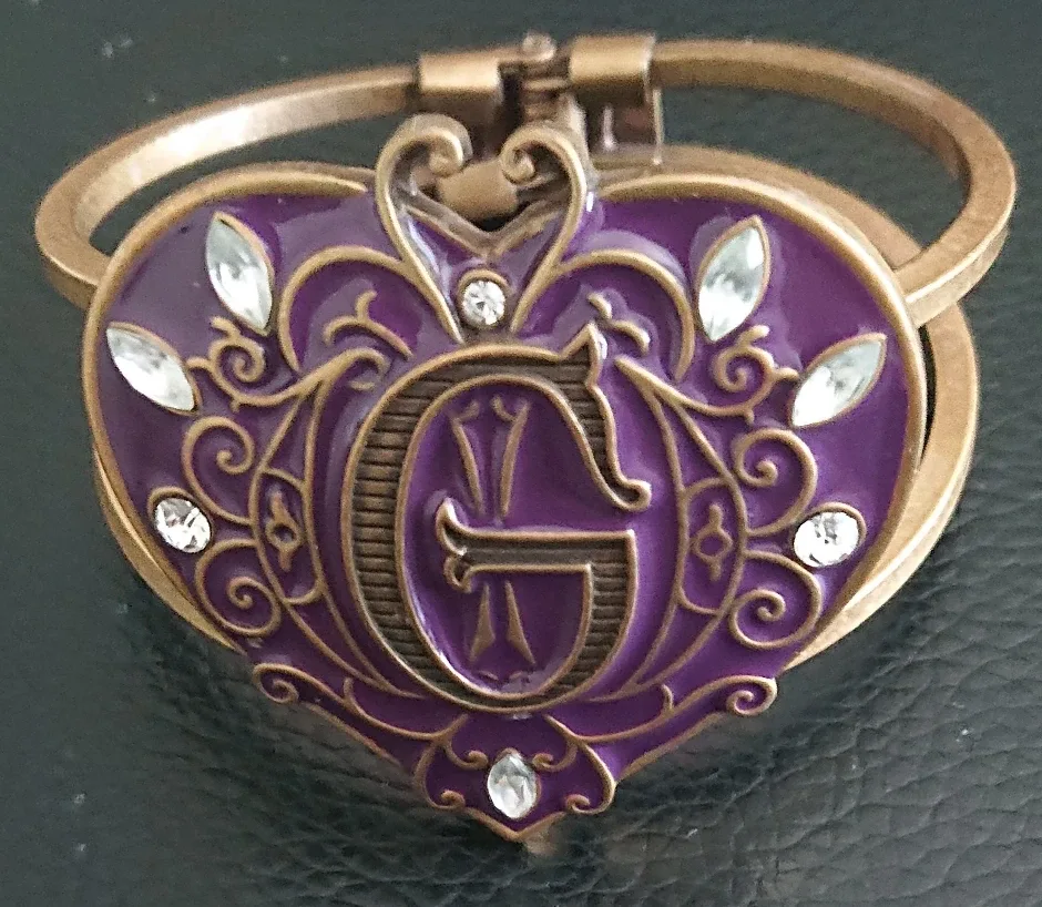 Guess Brown Heart Handle Embossed Tote Bag image indicator(4)