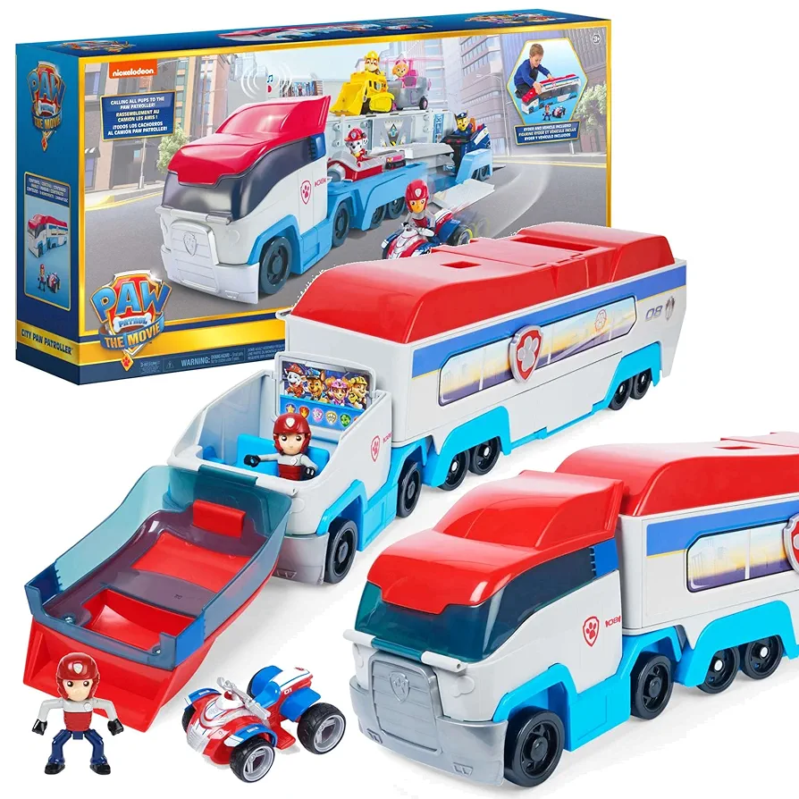 Paw Patrol Movie Transforming City PAW Patroller Truck Playset