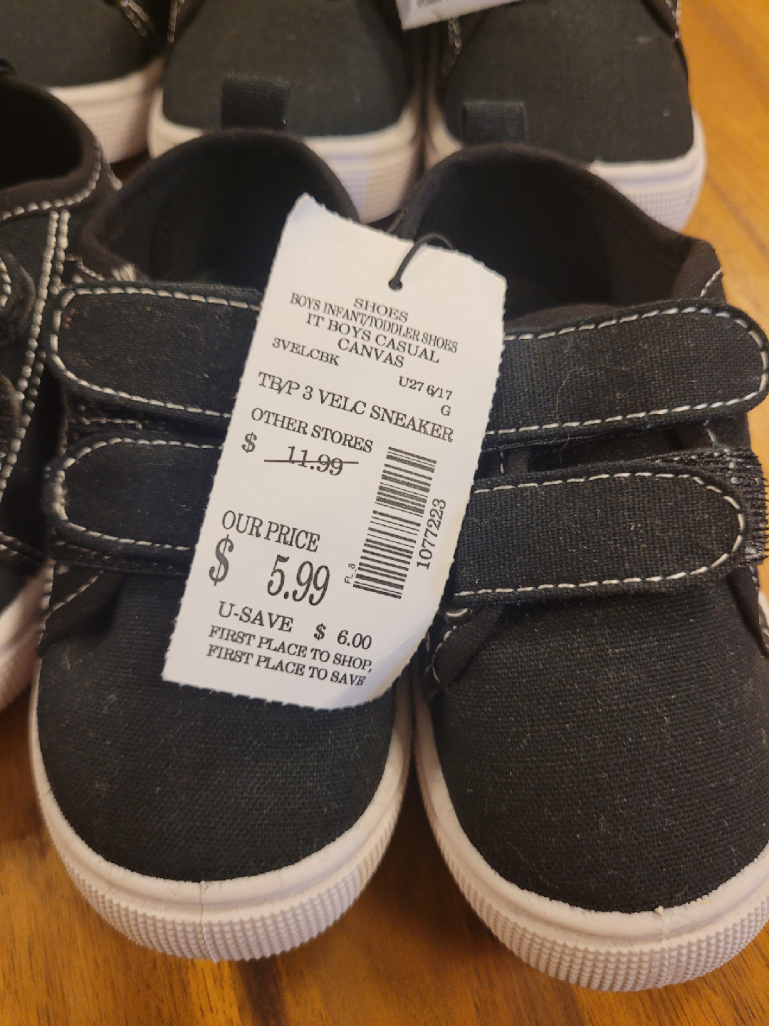 Infant/Toddler Canvas Velcro Sneakers (6 sizes) - NEW!!! - photo 3