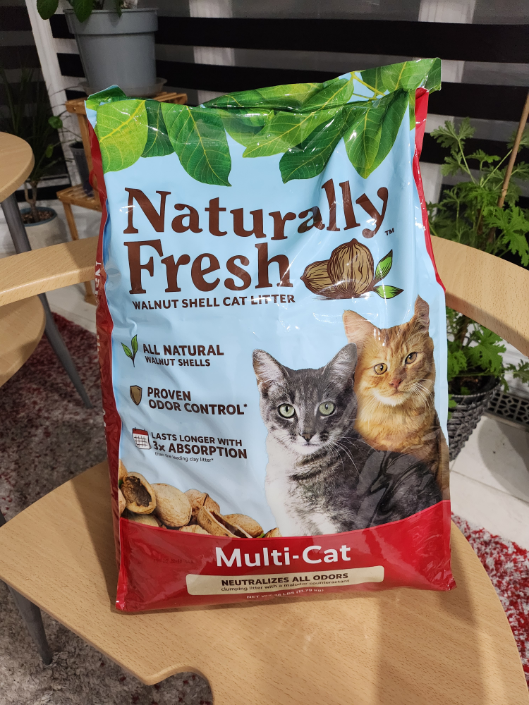 Naturally Fresh Multi-Cat Walnut Shell Litter - 26 lbs