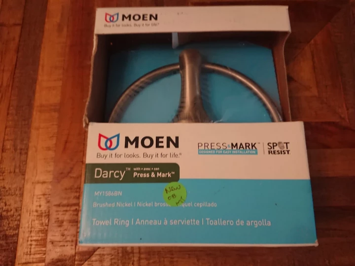 Moen Darcy Towel Ring - Brushed Nickel