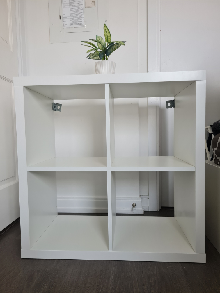 IKEA Kallax White 4-Cube Shelf Unit - photo 2