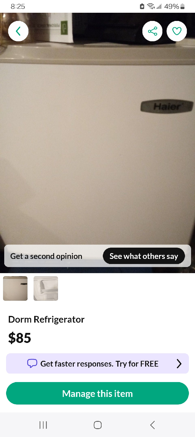 Haier Dorm Refrigerator