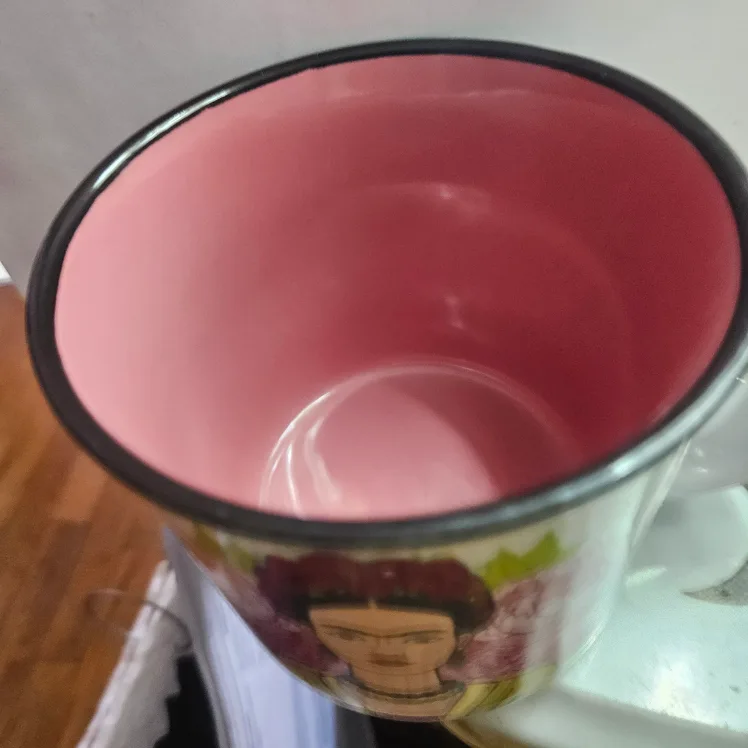 Frida Kahlo Portrait Ceramic Mug-Cap image indicator(2)