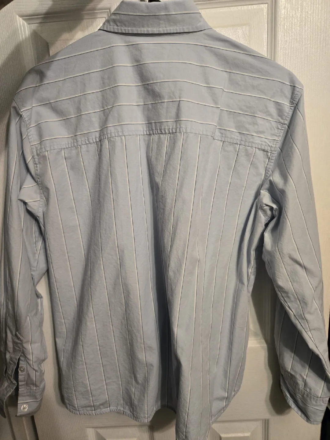 Aritzia Wilfred Free blue dress shirt, women's size S image indicator(2)