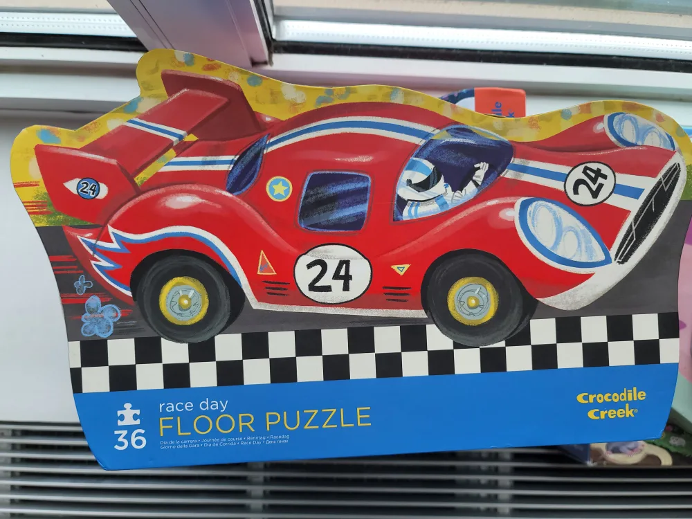 Crocodile Creek Race Day Floor Puzzle - New image indicator(2)