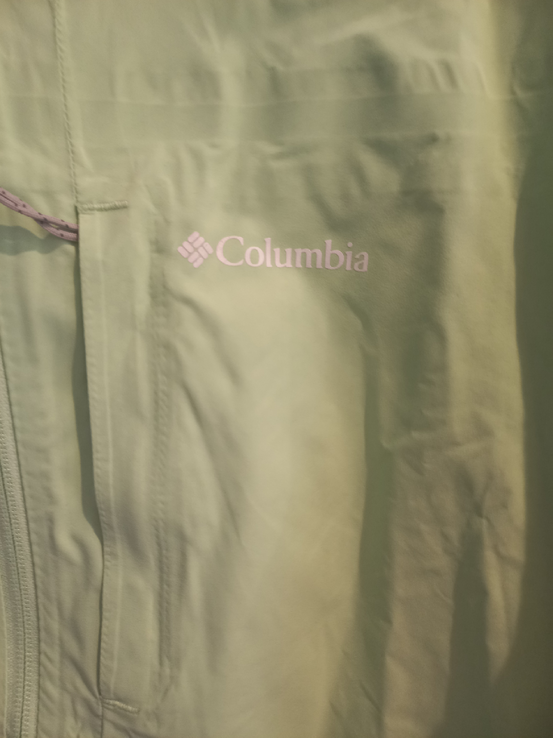 women's Columbia XL Waterproof Rain Jacket - Light Green - photo 2