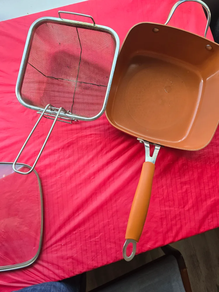 Copper Chef Fry Pan with Basket and Lid image indicator(3)