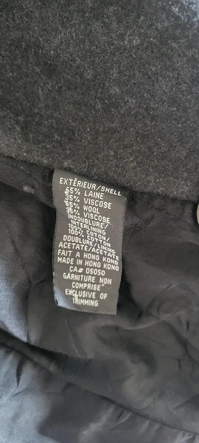 Jacob Grey Wool Coat - Size S image indicator(7)