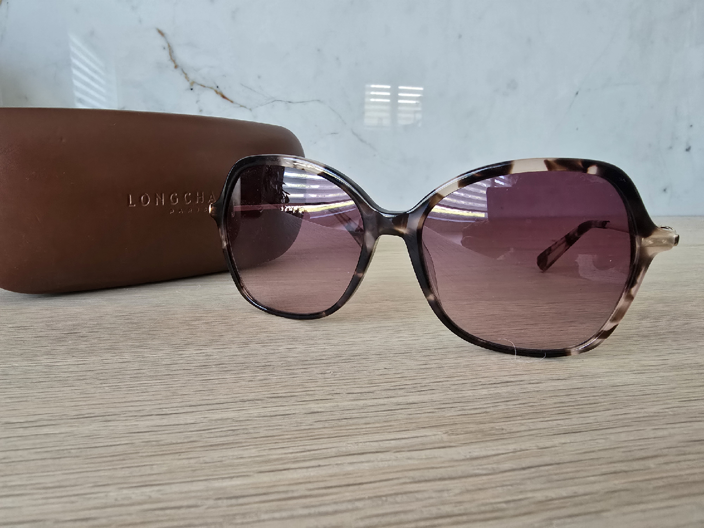 Longchamp Sunglasses with Case, like new