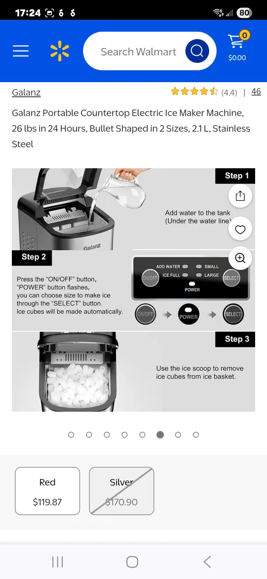 Galanz Portable Countertop Ice Maker image indicator(8)