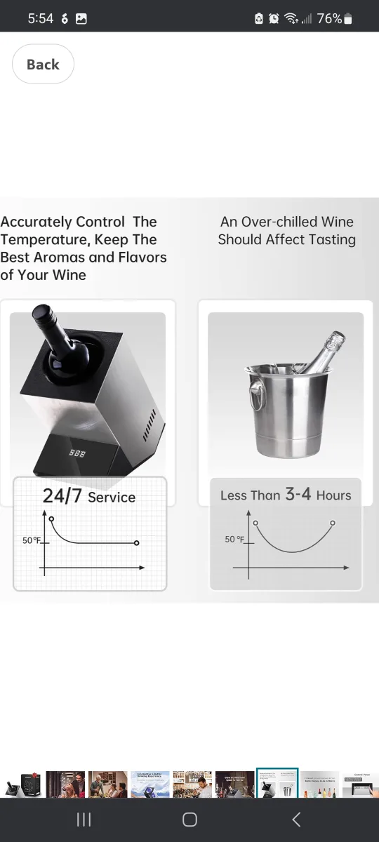 Cobalance Wine Chiller Electric -  New! image indicator(5)