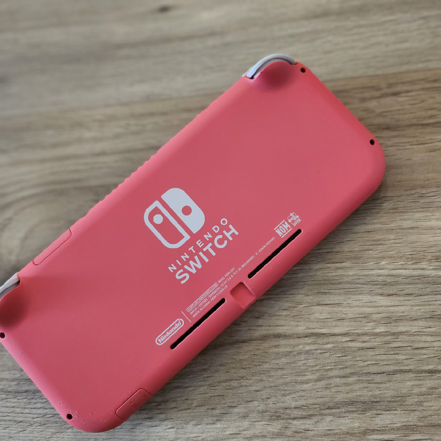 Nintendo Switch Lite Coral with Kirby Thumb Grips - photo 2