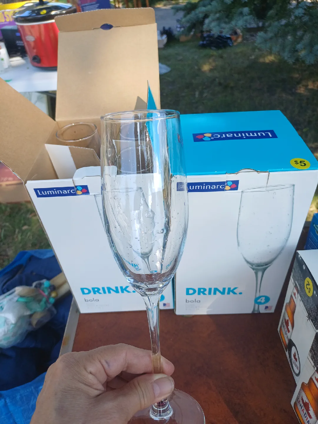 Luminarc Drink Bola Flutes - 2 Sets of 4 thumbnail
