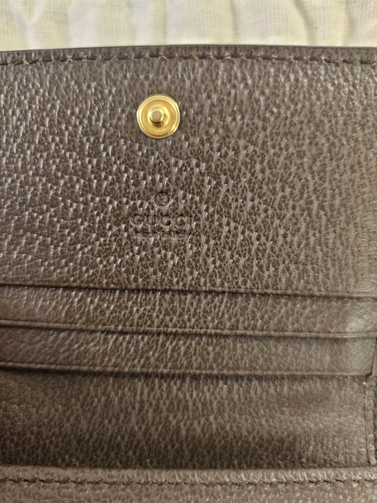 Authentic Ophidia GG Tri-fold Wallet - photo 4