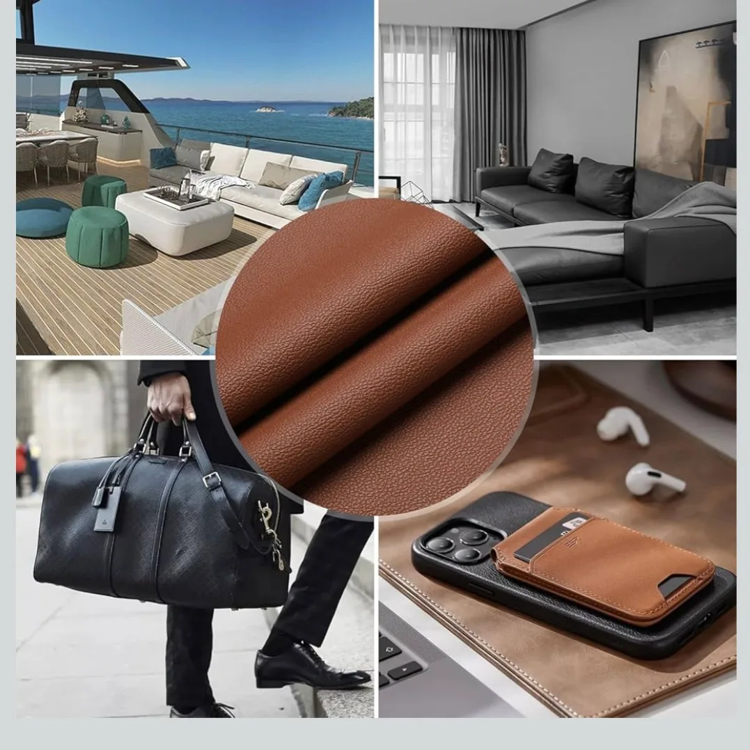 Vinyl, Faux Leather Upholstery for Crafts DIY 54'' X 108'' image indicator(4)