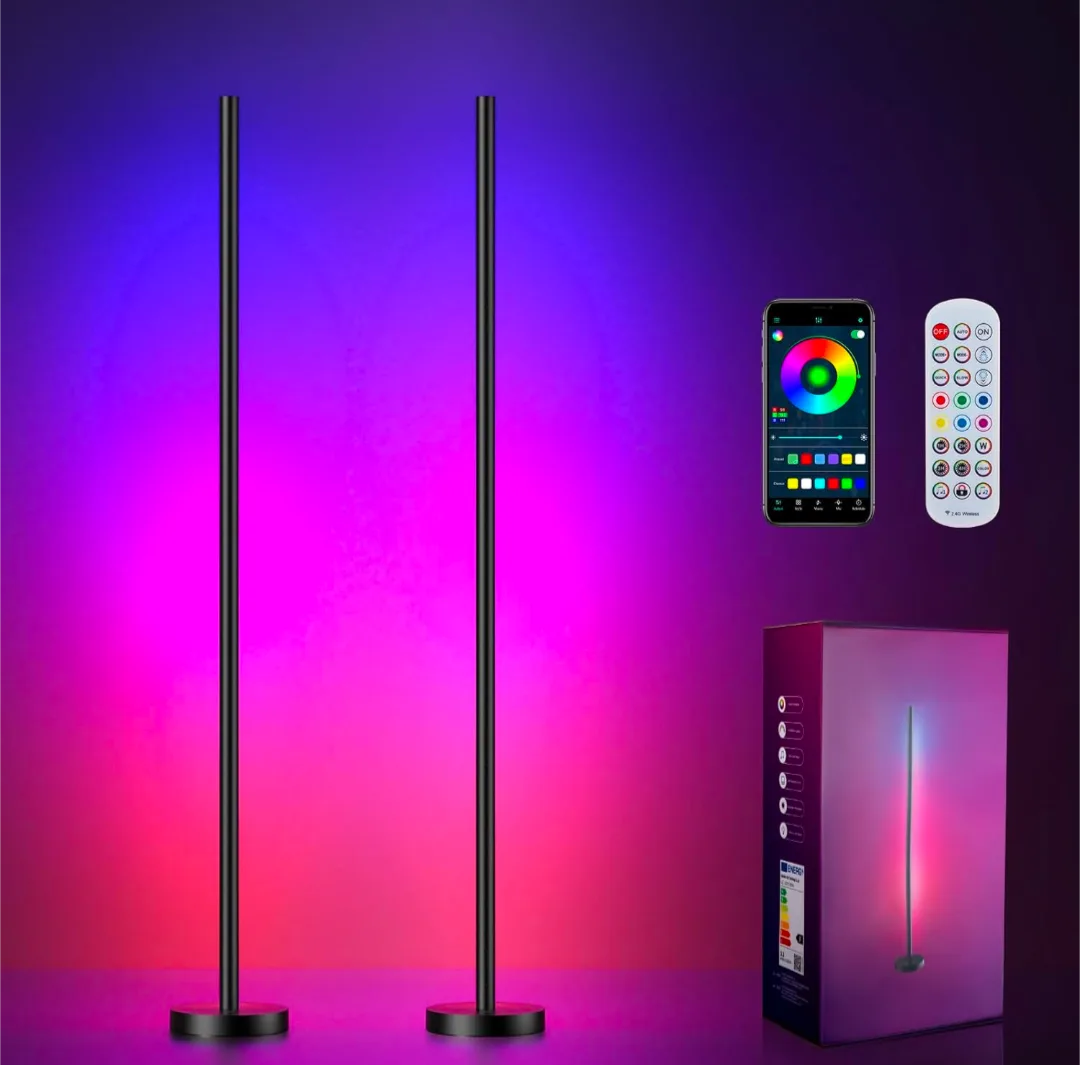 Adjustable Dynamic Colorful Lighting Floor Lamp - New in Box! 🥕 thumbnail