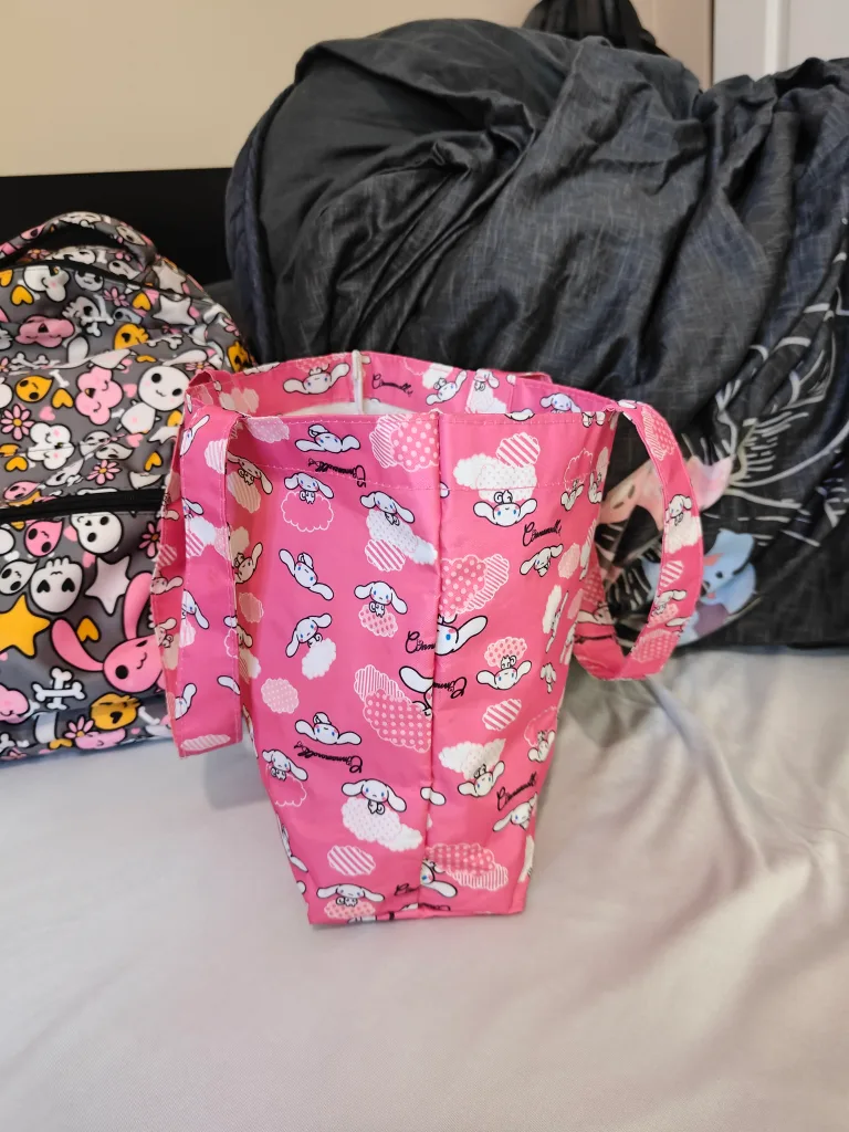 Kawaii Bunny Backpack and Cinnamoroll Lunch Bag Set 💖🧡 image indicator(4)