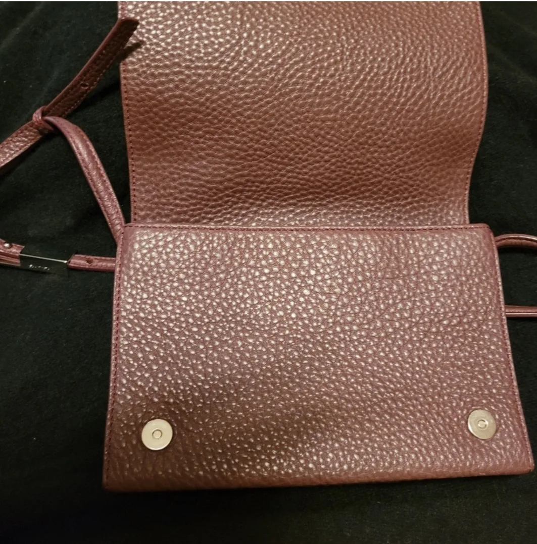 AUXILIARY Brown Leather Crossbody Bag image indicator(5)