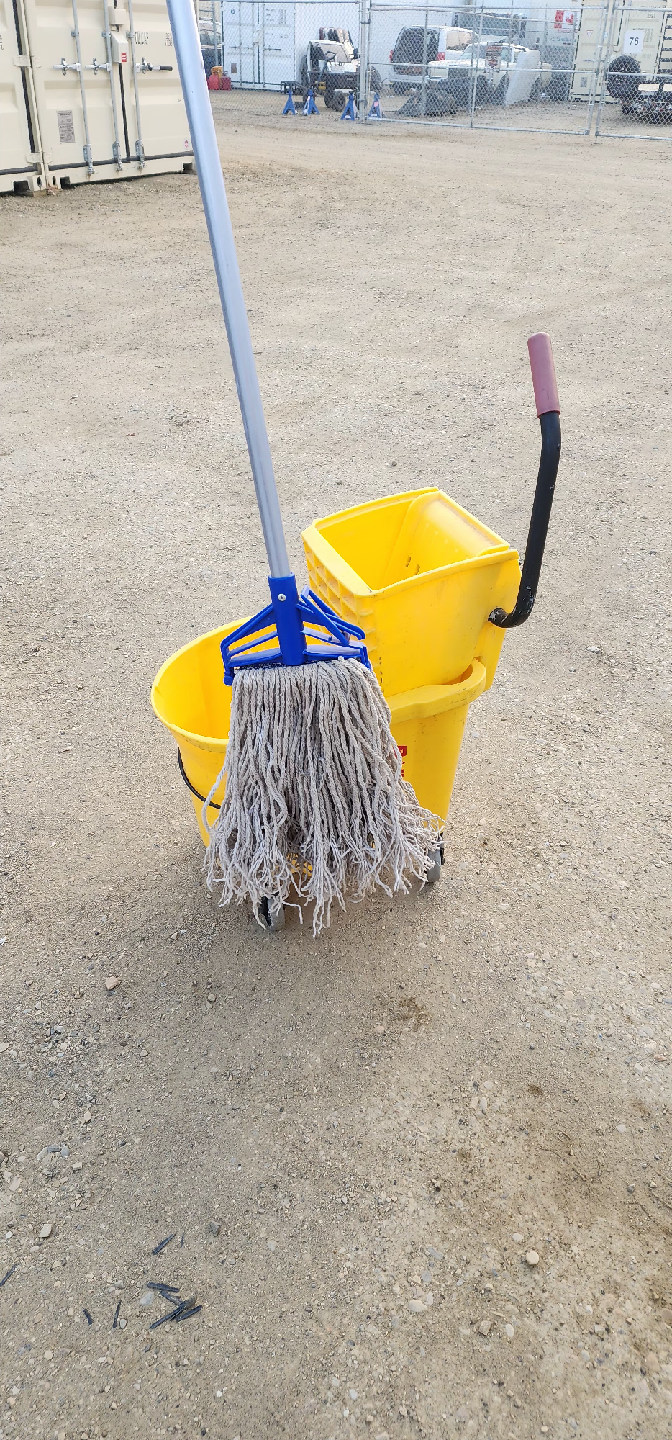 Yellow Mop Bucket with Wringer - photo 2