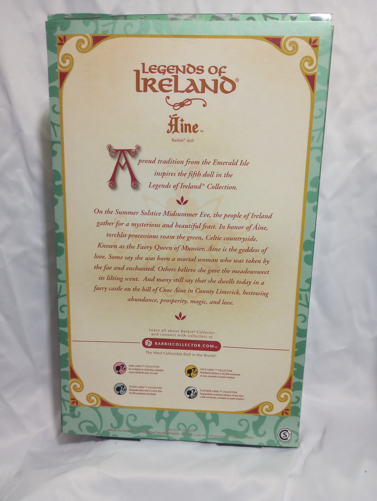 Legends of Ireland Aine Barbie Doll - photo 4
