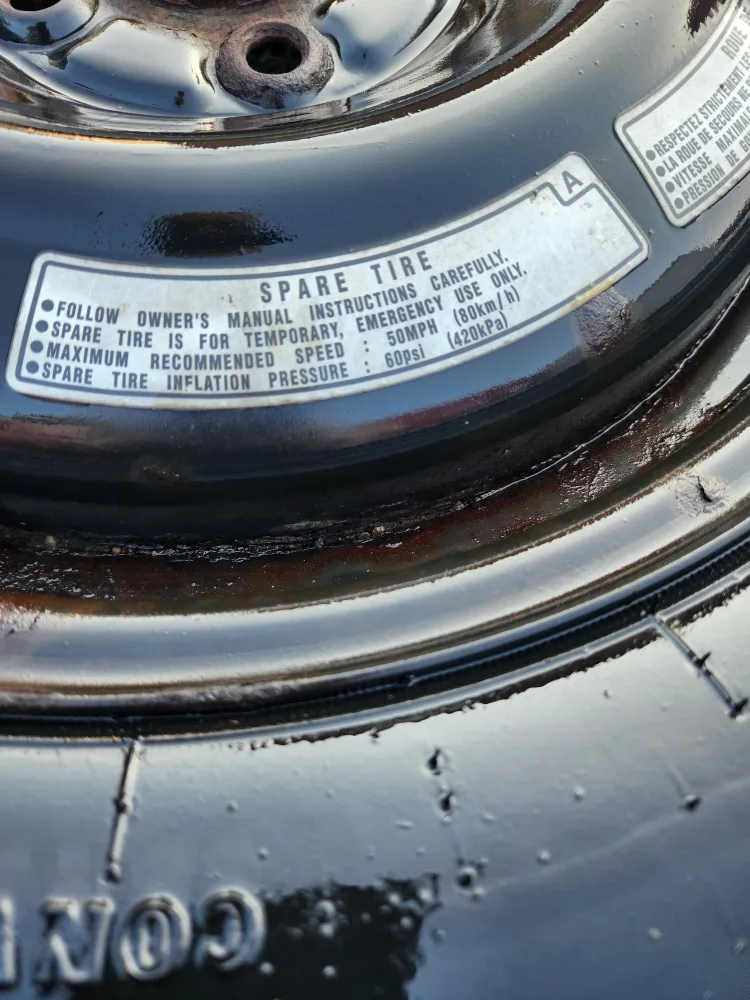 Temporary Spare Tire T155/90D16 image indicator(3)