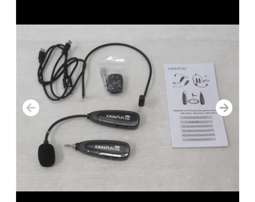 New KIMAFUN Fitness Wireless Headset Microphone - photo 2
