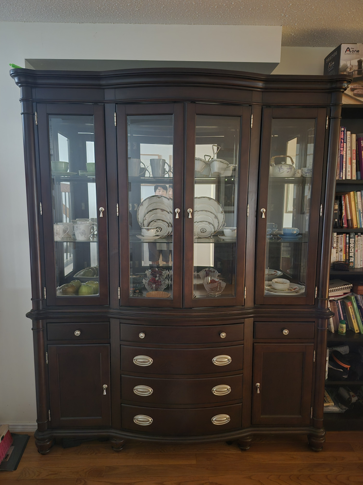 Wooden China Cabinet