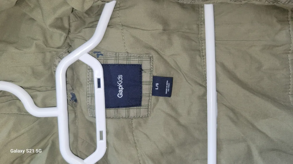 Gap Kids L/G Olive Green Star Jacket image indicator(4)