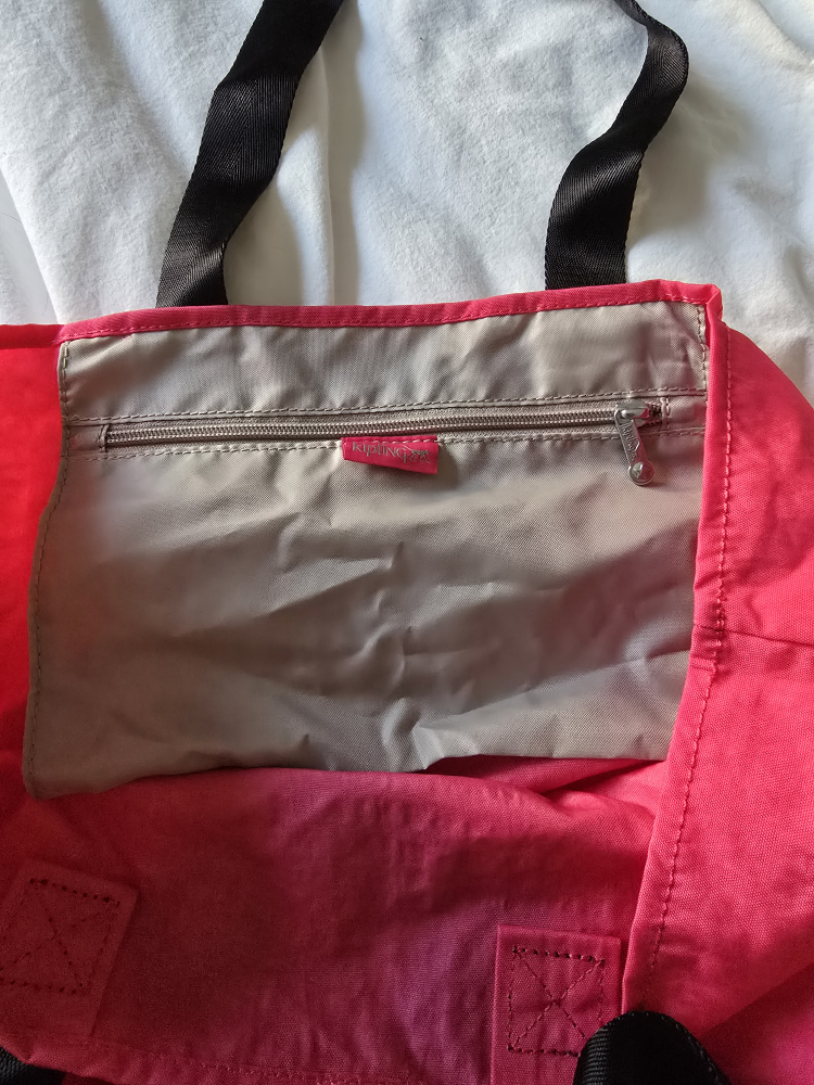 Kipling Pink Tote Bag, Foldable - photo 4