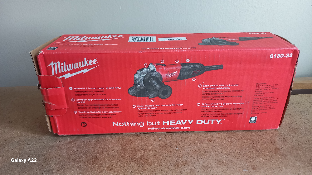 NEW Milwaukee 4.5" Sander- Grinder - photo 2