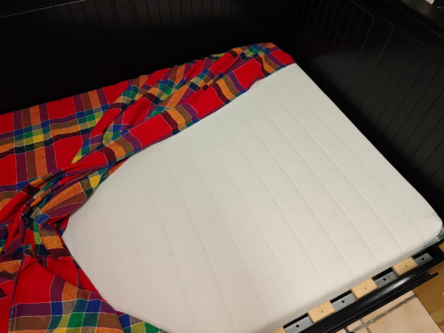 IKEA Black Daybed Frame with 1/2 Mattress image indicator(4)