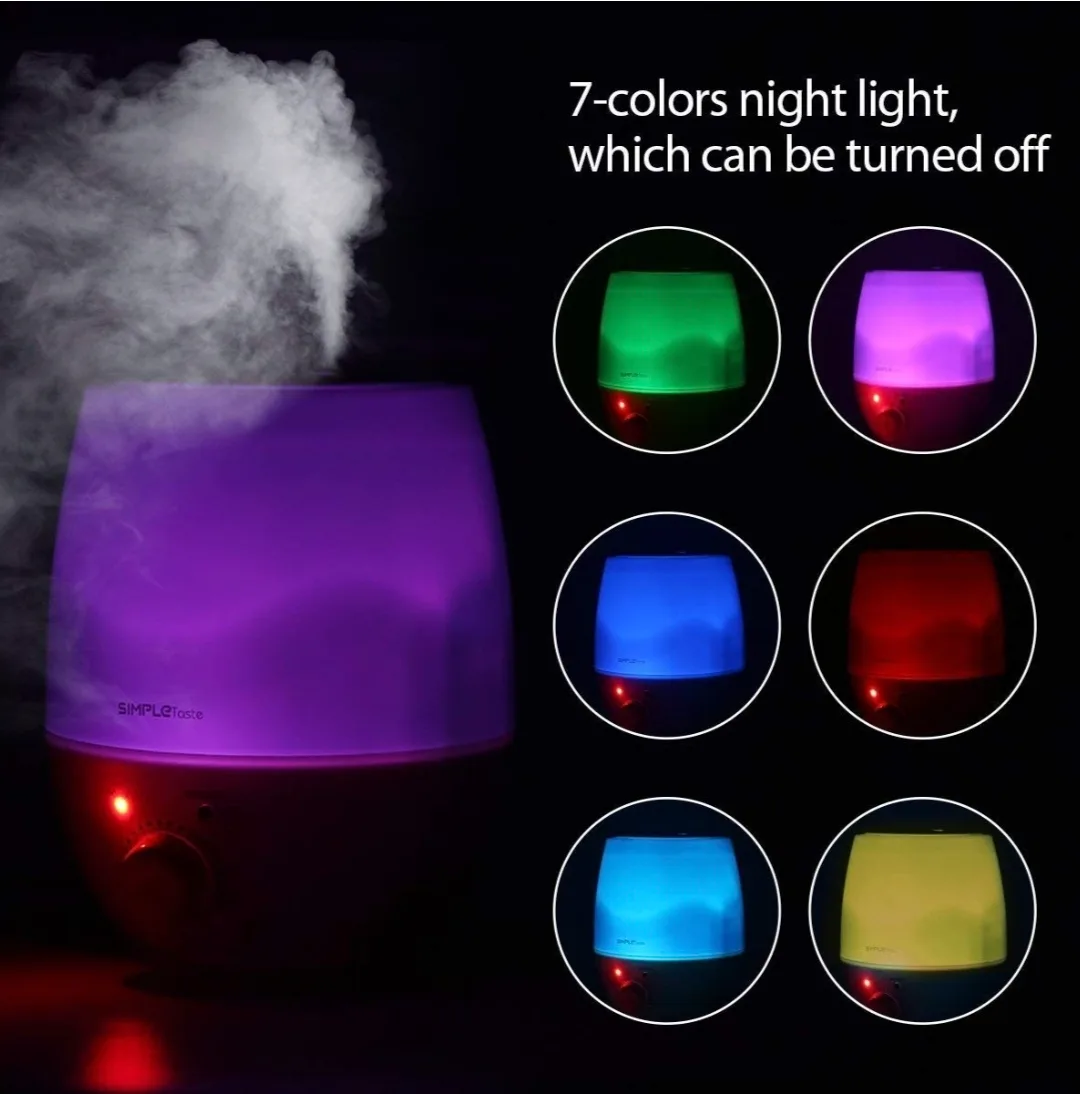 EUC SimpleTaste Ultrasonic Humidifier Aroma Diffuser image indicator(6)