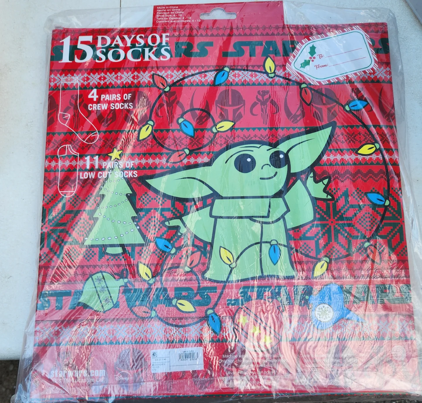 Star Wars 15 Days of Socks Advent Calendar - Women's 4-10 image indicator(2)