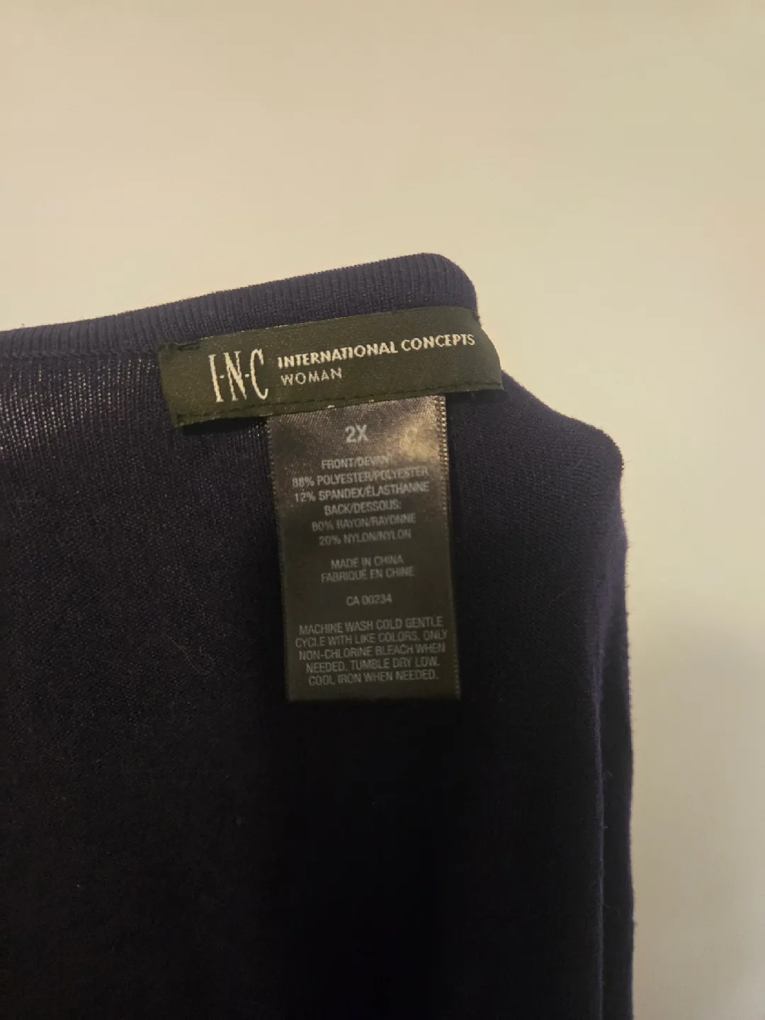 INC International Concepts Fringe Vest - 2X image indicator(5)