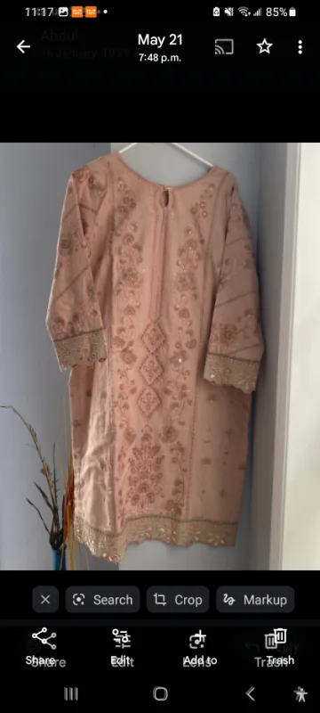 Embroidered Kurti Top -pjama image indicator(2)