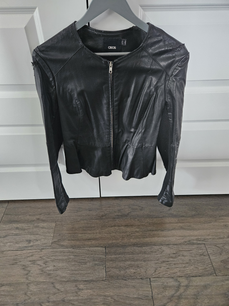 ASOS Black Faux Leather Jacket