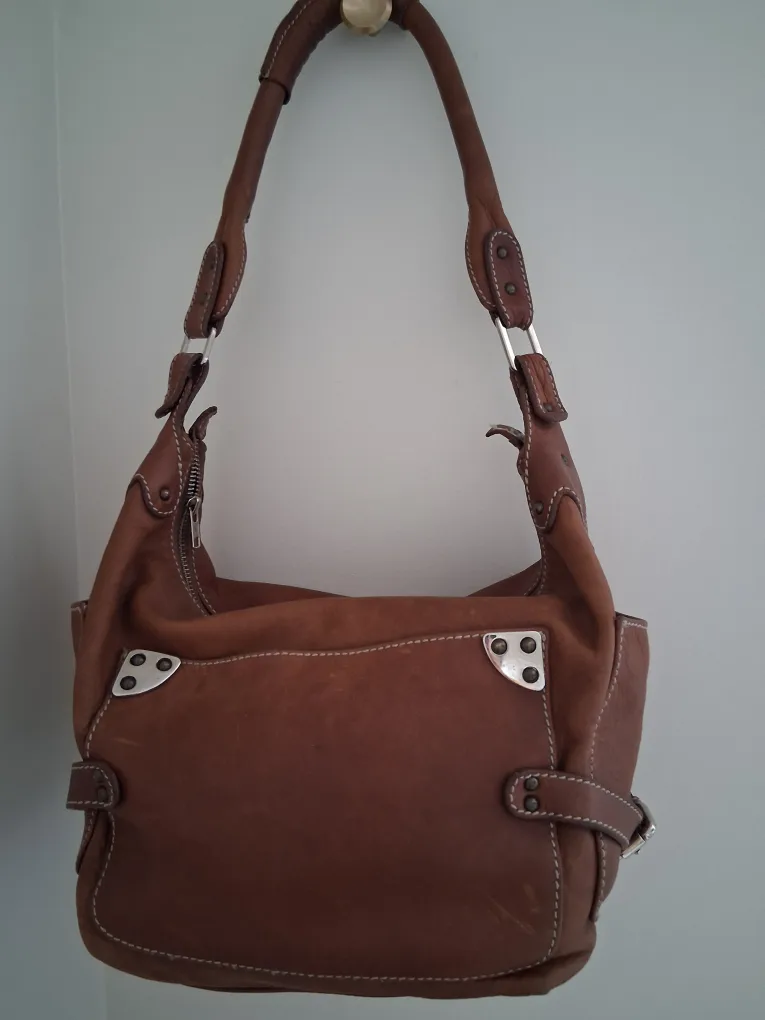 Nubikk Brown Leather Shoulder Bag thumbnail