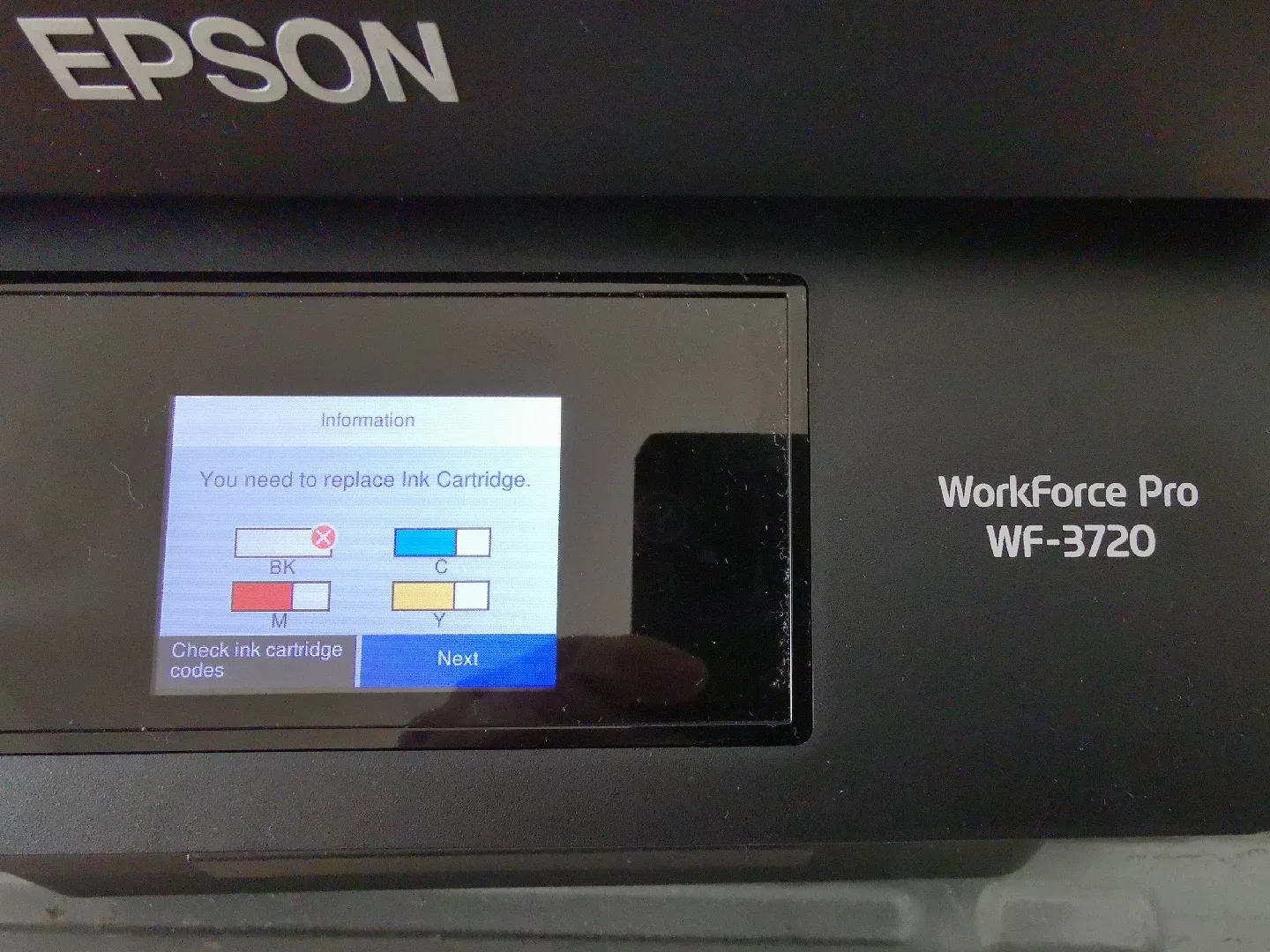Epson Workforce Pro WF-3720 Printer image indicator(2)
