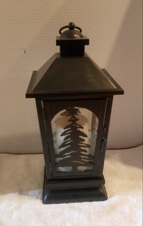Black Metal Christmas Tree Lantern - photo 4