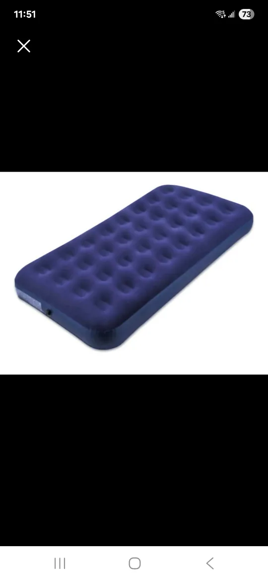 TWO air mattresses with rechargeable pump thumbnail