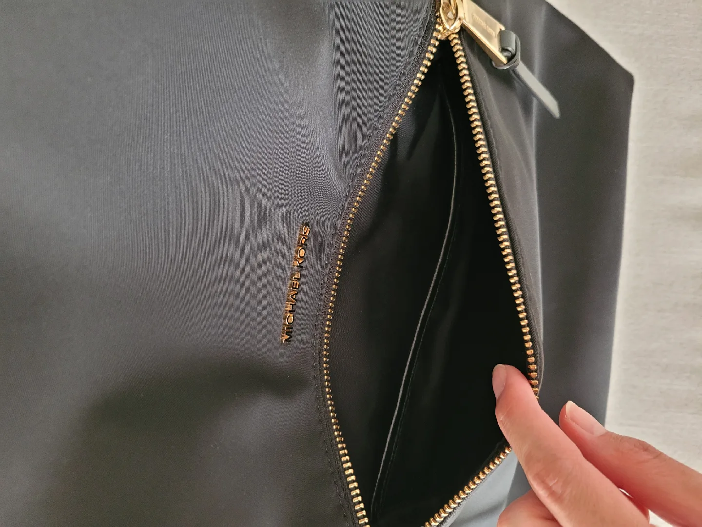 Michael Kors Nylon Black Backpack image indicator(5)