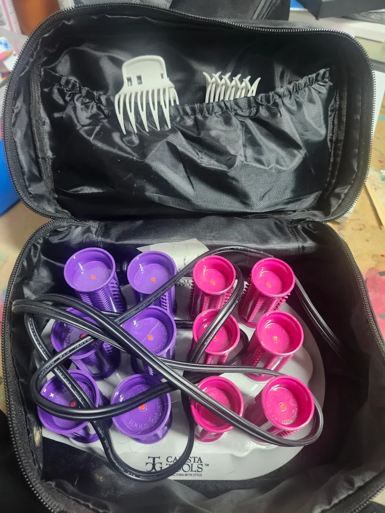 Calista Tools Fusion Heated Rollers with Charger Stand image indicator(2)