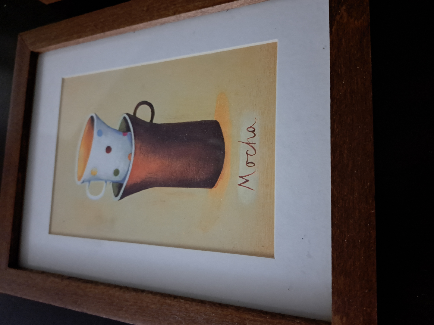 Framed 'Mocha' & 'Coffee' Prints - photo 2