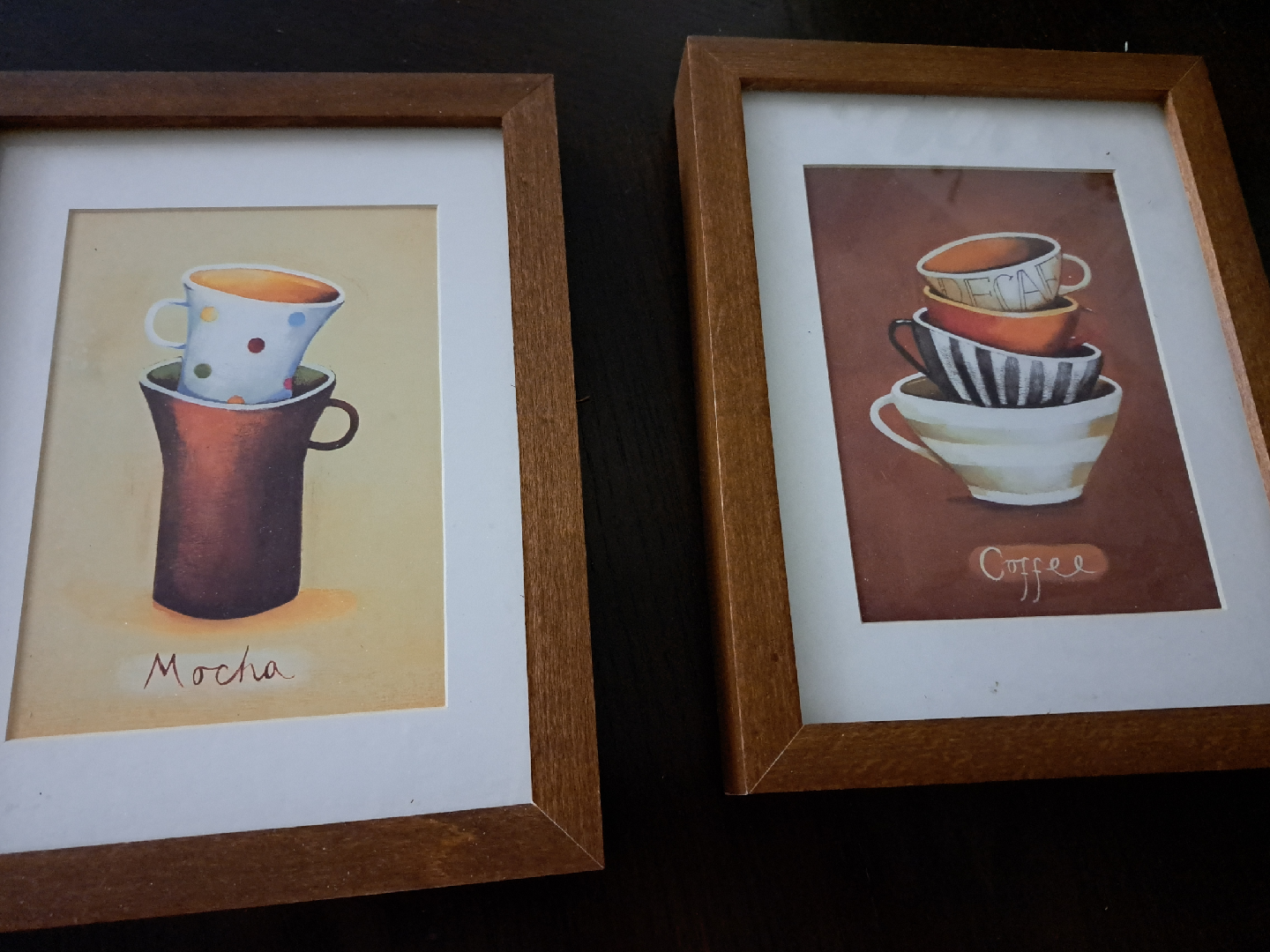 Framed 'Mocha' & 'Coffee' Prints - photo 3