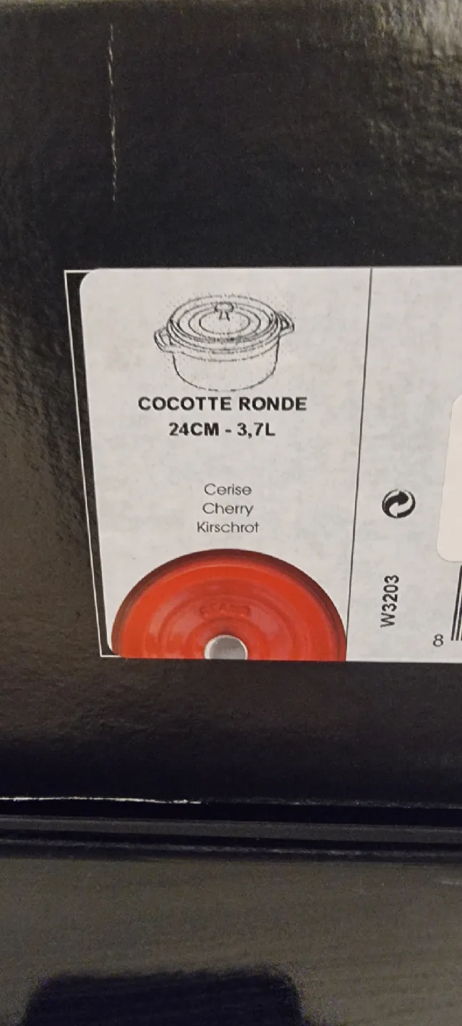 Staub Cocotte Ronde 24cm Cherry Red Dutch Oven image indicator(3)