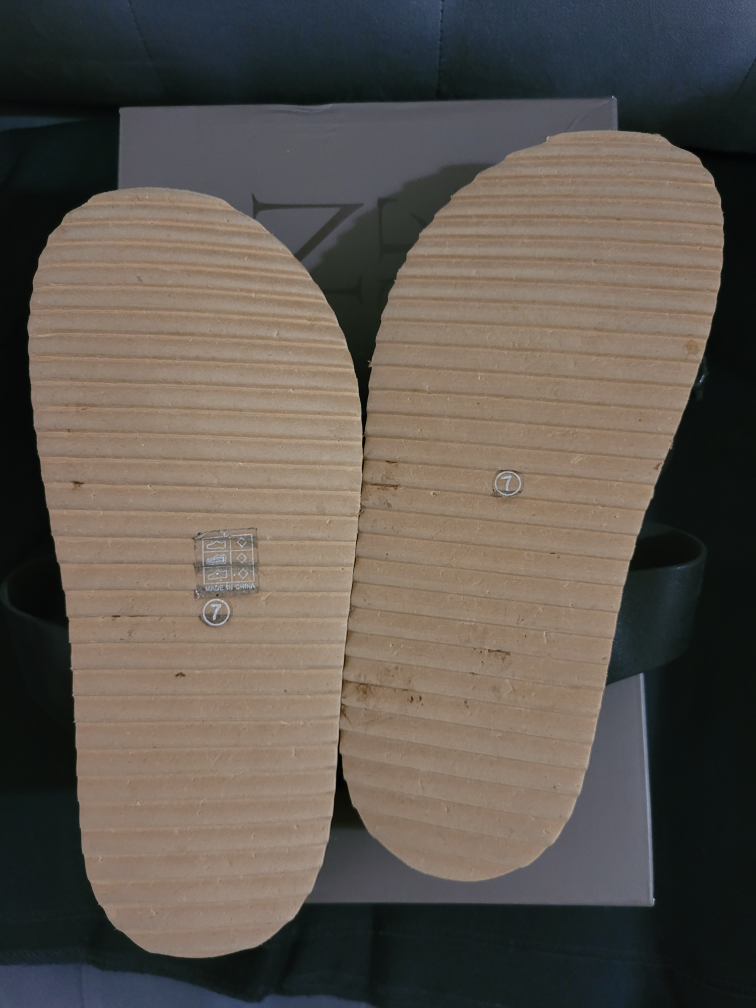 Crown Vintage Black Sandals - Size 7 - photo 2